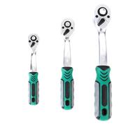 Uooduby Set di Chiavi A Cricchetto con Manico A 72 Denti 1/4, 3/8, 1/2 Pollici con Manicotto Telescopico Regolabile, Coppia Regolabile e Chiavi Antiscivolo per Riparazione Auto.