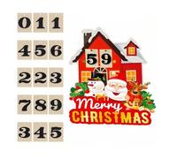 Uooduby Slogan di Natale Ornamenti Babbo Natale Renna Pupazzo di Neve Merry For Party Coffee House