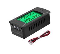 Uooduby Tester di Monitoraggio del Rilevatore di Tensione del Rilevatore di Corrente del Misuratore di Corrente Digitale DC0-300V 300A Misuratore di Potenza LCD PZEM-025
