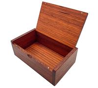 Uooom, portasigarette in legno, stile vintage, scatola protettiva per tabacco