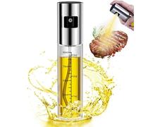 Uootach Spruzzino per Olio, Bottiglia ricaricabile per olio e aceto, Flacone spray trasparente da 100 ml con graduazioni, olio spray Per barbecue, arrosto di carne, insalata, cottura