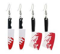 UOPJDD 2 Paia di Orecchini A Coltelli Simulati, Orecchini Divertenti, Gioielli Creativi E Personalizzati, Forniture per Le Veste E Accessori per Abbigliamento.
