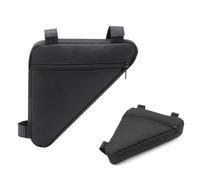 UOPJDD 2 Pezzi di Borsa Triangolare, Borsa per Telaio per Biciclette, Accessori per Biciclette, Borsa per Lo Stoccaggio Resistente all'Acqua.