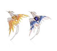 UOPJDD 2 Pezzi di Spilla Phoenix, Spilla Ricoperta di Diamanti, Spilla Elee, Forniture per Decorazioni di Abbigliamento, Gioielli da Donna alla Moda.
