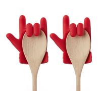 UOPJDD 2 Pezzi Graffio per Cucchiai Creativi, Sollevamento del Coperchio in Pentola, Strumenti da Cucina Resistenti al Calore, Forniture per La Cucina, Accessori per La Cottura.