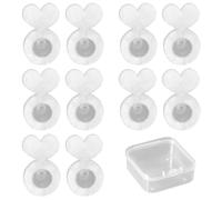 UOPJDD 5 Paia di Blocchi di Orecchio d'Amore, Dotati di Scatola di Stoccaggio da 1 Pezzi, Accessori per Le Orecchie da Donna, Tappi per Le Orecchie, Sostituzione degli Accessori per Le Orecchie.