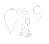 UOPJDD Catena Posteriore da 1 Pezzi E Catena del Torace da 1 Pezzo, Gioielli Elei E Semplici, Accessori per Abbigliamento, Gioielli per Il Corpo alla Moda.