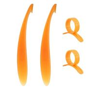 UOPJDD Muovo Lungo 2 Pezzi di Pelapina A 2 Pezzi A 2 Pezzi, Strumenti per Peeling Creativi, Forniture per La Cucina, Pelapapo di Frutta.