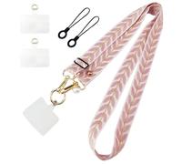 UOPJDD Nangole Regolabile da 1 Pezzo, Guarnizioni da 3 Pezzi, Mini Cordini da 2 Pezzi E Gancio Rotondo da 1 Pezzo, Cordino per Telefoni Cellulari, Accessori per Telefoni Cellulari.