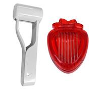 UOPJDD Slicer di UVA da 1 Pezzi E Picchia di Fragole da 1 Pezzi, Strumenti di Scissione della Frutta, Strumenti da Cucina, Attrezzi da Cucina Multiuso.