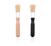 UOPJDD Spazzola per Pulizia della Maniglia da 2 Pezzi, Spazzole per La Pulizia della Caffettiera, Accessori per La Caffettiera, Strumenti di Rimozione della Polvere, Spazzola in Legno Multifunzione.