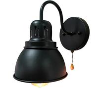 UOPYNE Applique da parete in stile industriale retrò, lampadari fienile in fattoria con interruttore a catena, lampada for interni, toeletta for bagno, sala pranzo, soggiorno