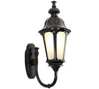 UOPYNE Black Waterproof Exterior Porch Wall Lanterns Outdoor Frosted Glass Wall Light Fixture Modern Wall Mount Light Fixtures for House Front Door Garage