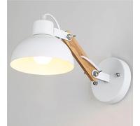 UOPYNE Industrial Metal Hallway Wall Sconces Retro Swing Arm Adjustable Bedside Lamps E26/E27 Base Living Room Light for Study Bathroom Vanity