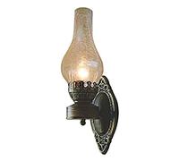 UOPYNE Modern Wall Sconce With Glass Shade Creative Vintage Candle Shape Light E26/E27 Base Lamps for Cafe Bar Balcony Entrance Bedside Bedroom Decor