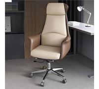 UOPYNE Sedia da ufficio ergonomica for amministrazione, sedia girevole con schienale alto, altezza regolabile con comodo supporto for la schiena, ideale for studio e ufficio domestico.(Color 1)