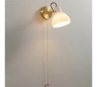 UOPYNE Vintage Wall Sconces Creative Nordic Lights with Glass Shade 1 Light Bathroom Vanity E14/E12 Base Lamps for Coffee Bar Balcony