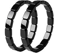 Uoqpty 2 Pezzi Bracciale In Ematite Hermios - Hemy Bracciales In Ematites Da Uomo, 2025 Nuovo Ematite Pietra Naturale Bracciale, Ispirato Ai Guerrieri Romani E Vichinghi, Per Uomini E Donne