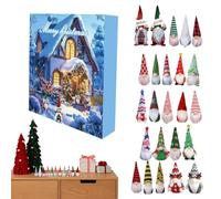 Uoqpty Calendario 'Avvento Degli Gnomi | Conteggio Giornaliero Fino Al Natale - Regalo Festivo Per Bambini Famiglie Coppie Adolescenti Amici