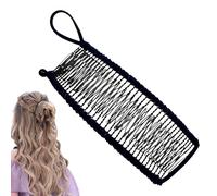 Uoqpty Clip di banane per capelli, clip per capelli banana | Porta di coda di cavallo spessa per capelli Vintage copricapo | Flat Women Claw, French Twist Comb for Young People, Elderly