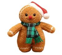 Uoqpty Gingerbread Stuffed Animal Soft Funny Festive Home Decor
