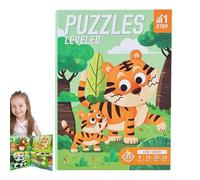Uoqpty Libro Di Puzzle Magnetico | Gioco Puzzle Magnetico | Attività Educativo per Bambini Apprendimento Regalo Compleanno Viaggio