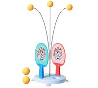 Uoqpty Racchetto Allenamento Pong - Set Di Palline Da Tennis Da Tavola Con Racchetta | Set Racchette Interattive per Esercizio Interno Esterno Scuola Ufficio Palestra Casa Principianti - Interno