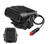 Uoqpty Sbrinatore Parabrezza, 30W Ventilatore Soffiante Plug-in, Macchina Sbrinatore Parabrezza Auto, per Camion Taxi Berlina Ghiaccio Neve Brina Mattina Freddo Viaggio Pendolarismo