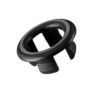 Uoqpty Tappo per troppopieno per lavandino, coperchio per troppopieno per lavabo | Copri foro tondo per lavabo da bagno | Tappi per fori per lavello con rotondi a doppio strato da 22-24 mm