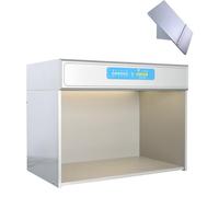 UORDBY Armadio per la Corrispondenza dei Colori con Strisce LED - Cabina di Illuminazione Intelligente a 4/5/6 luci per Stampa Tessile, valutazione del Colore in Laboratorio 45°Grandstand-Sixlight