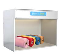 UORDBY Armadio per la valutazione del Colore Tessile, Cabina Luminosa a 4/5/6 sorgenti Luminose, Cabina Luminosa per la Corrispondenza del Colore da Laboratorio no45°Grandstand-Sixlight