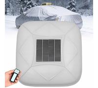 UORDBY Telo copriauto Intelligente con Ricarica Solare,Telecomando per la Copertura Esterna Completa Automatica,Protezione da Sole e Pioggia in Qualsiasi Condizione atmosferica White-YL