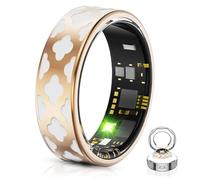 UouNeaCo Smart Ring for Women Men -Health Tracker Ring with Heart Rate/Blood Oxygen/Sleep Tracker/Step Counter/10ATM Waterproof Fitness Tracker Ring，No Subscription Fee, for iOS&Android