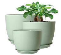 UOUZ 12/10/9 grandi vasi moderni con fori di drenaggio per piante da interno fiori, verde