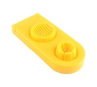 Uov Slicer - Slicer di uova cotta, taglio delle uova sode, utensile per taglio del delle uovaa in acciaio inossidabile, gadget da cucina, 2 su 1 tassella di manuale a lavastoviglie per
