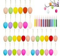 Uova da Appendere Pasqua, Decorazioni Pasquali Eccezionali - Colore per Uova Pasqua, Uova da Appendere, Albero di Pasqua, Uova di Pasqua Decorative - Goditi la Bellezza della Primavera!