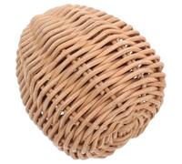 Uova Decorative Pasquali in Rattan, Statue Rustiche Artigianali 8x9 CM | Decorazioni da Appendere, Riutilizzabili e Visibili, per Bar e Porte, Stile Farmhouse