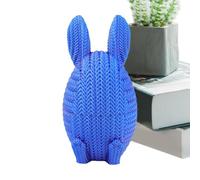 Uova di coniglio di Pasqua stampate 3D, di coniglio di Pasqua - Basky Basket Sobers di Pasqua a forma di coniglio - Vassoio di contenitore di caramelle per la casa stagionale per età, amico