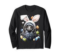 Uova di Coniglio Pasquale Corvo Corvo Orecchie da Coniglio Maglia a Manica