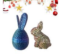 Uova di coniglio pasquale, uova di Pasqua preriempite con giocattoli | Decorazioni da tavolo con uova di Pasqua - Figurina di coniglietto, uova di coniglio vuote, giocattoli stampati in Decorazioni
