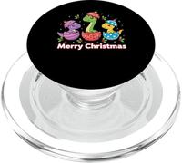 Uova di dinosauro Kawaii Baby Festive Christmas Dino PopSockets PopGrip per MagSafe