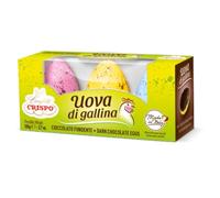 Uova di Gallina Confettate Maculate Crispo 3 Pz Confezione da 105 g Pasqua