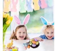 Uova di Pasqua all'Ingrosso | 100 Pezzi Decorazioni Macchiettate Colori Vivaci | Uova Di Pasqua In Schiuma Realistiche | Per Bambini Lavoretti Riempimento Vasi Cesti E Ciotole Centrotavola Per Feste p