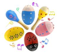 Uova di Pasqua Decorative, Uova di Pasqua Colorate, Uovo musicale di Pasqua, Egg Maracas, per L'educazione Precoce Musicale Toys Decorazione Riempimento del Cesto di Pasqua