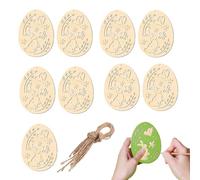 Uova di Pasqua in legno per fai da te e decorare