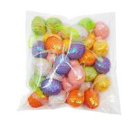 Uova di Pasqua Lucide | 24 Pezzi Decorazioni Casa In Schiuma Colorata | Addobbi Pasquali Per La Casa | Per Porta Librerie Comodini Alberi Giardinaggio Interno Compleanno Uffici Auto Feste Vacanze