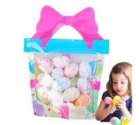 Uova di Pasqua maculate,Uova di Pasqua maculate in schiuma,18 x piccole uova in schiuma Decor - Uova di Pasqua artificiali decorative per corona di Pasqua, centrotavola, riempimento di cesto di