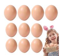 Uova di Pasqua per pittura - modelli di uova decorative per artigianato | 10x Set di uova per dipingere, decorare e creare artigianato, giocattoli creativi per Pasqua e feste