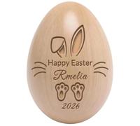 Uova Di Pasqua - Shaker Per Uova In Legno, Strumento Musicale A Percussione, Maracas Music Maraca Percussion Shaker, Decorazioni Per Di Pasqua In Legno Incise Personalizzate, Strumento Musicale P