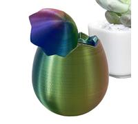 Uova di Pasqua vuote, giocattolo stampato in - Uova colorate con fondo rimbalzante stampate in - Giocattoli da ufficio piccole uova fatte a mano, decorazione per la casa delle vacanze, forniture per